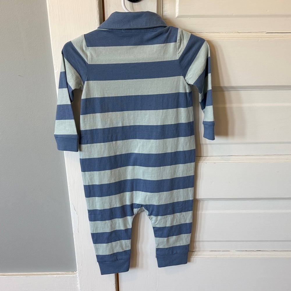 GAP Navy and Light Blue Striped Kids Bodysuit - Picture 3 of 4
